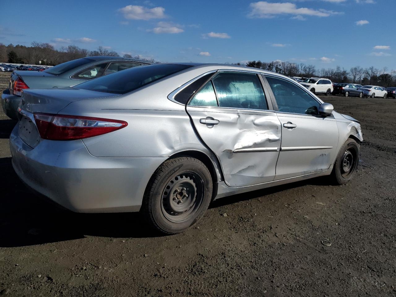 2016 Toyota Camry VIN 4T4BF1FK8GR536706 Copart auction photo, front end / side damage thumbnail 3