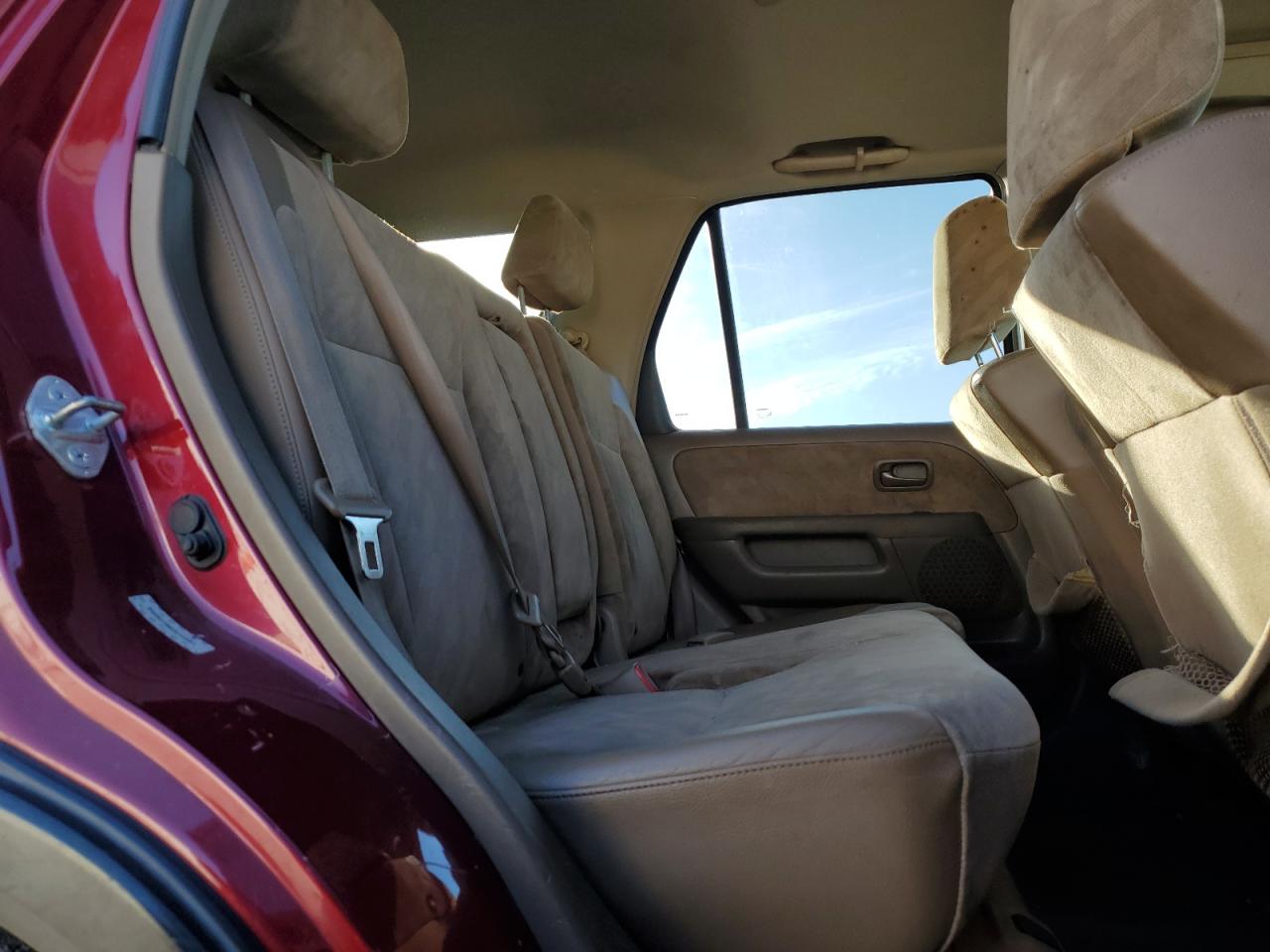 2003 Honda CR-V VIN SHSRD78803U143351 Copart auction photo, side / front end damage thumbnail 12