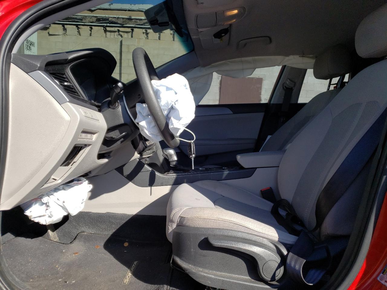 2019 Hyundai Sonata VIN 5NPE24AF2KH812190 Copart auction photo, undercarriage / side damage thumbnail 7