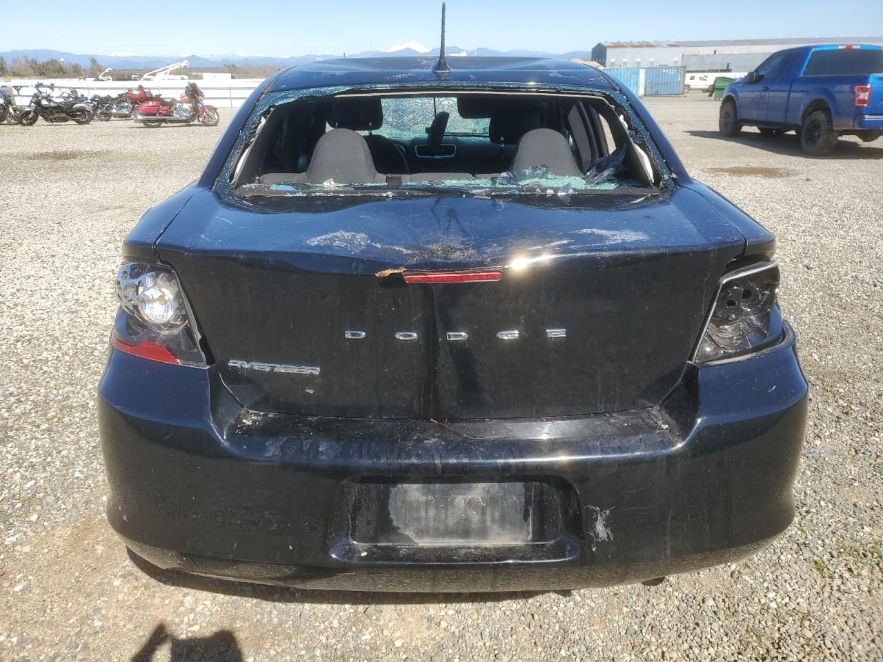 2014 Dodge Avenger VIN 1C3CDZAB7EN159876 Copart auction photo, vandalism damage thumbnail 6