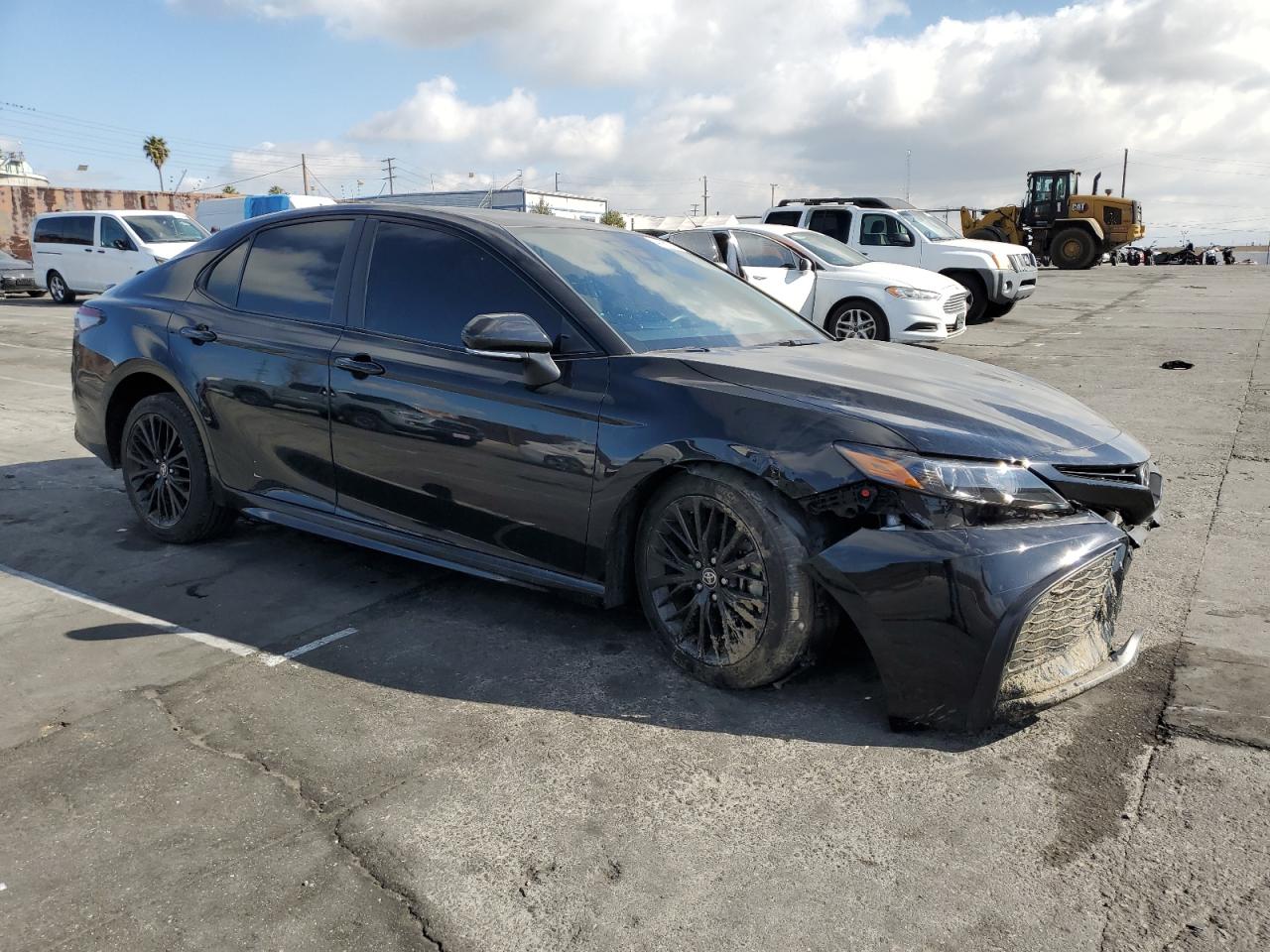 2022 Toyota Camry VIN 4T1G11AK9NU071811 Copart auction photo, front end / undercarriage damage thumbnail 4