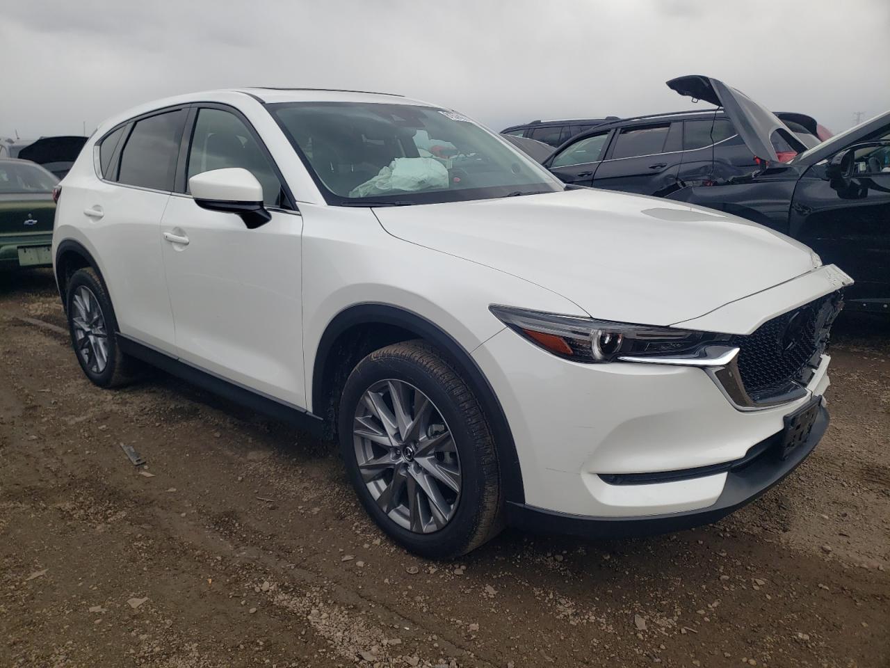 2021 Mazda CX-5 VIN JM3KFBDMXM0498995 Copart auction photo, front end damage thumbnail 4