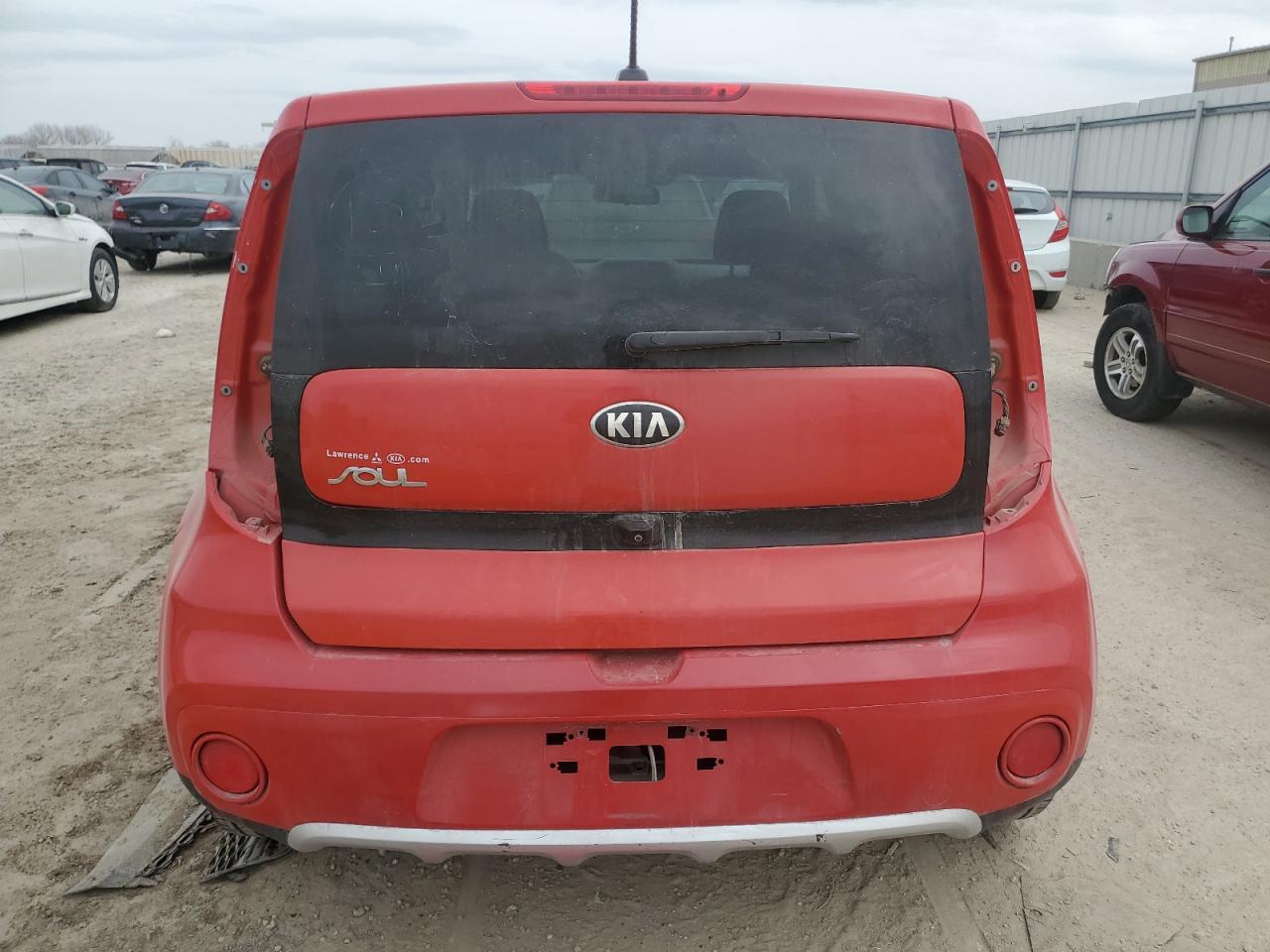 2017 KIA Soul VIN KNDJP3A59H7468159 Copart auction photo, front end damage thumbnail 6