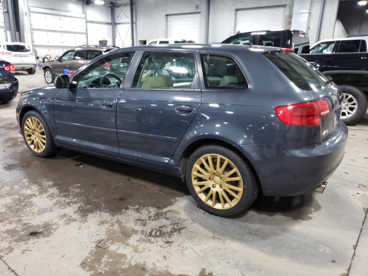2009 Audi A3 VIN WAUKF78P49A016479 Copart auction photo, side / front end damage thumbnail 2