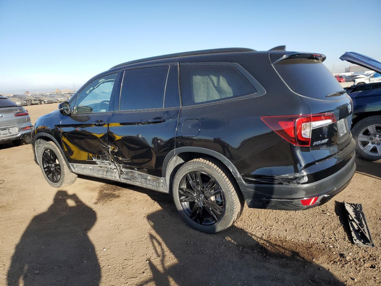 2021 Honda Pilot VIN 5FNYF6H73MB005626 Copart auction photo, side damage thumbnail 2