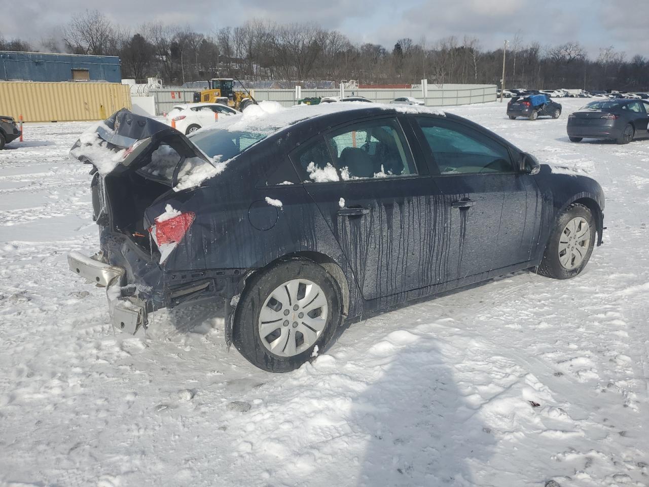 2014 Chevrolet Cruze VIN 1G1PA5SH1E7487129 Copart auction photo, rear end / undercarriage damage thumbnail 3