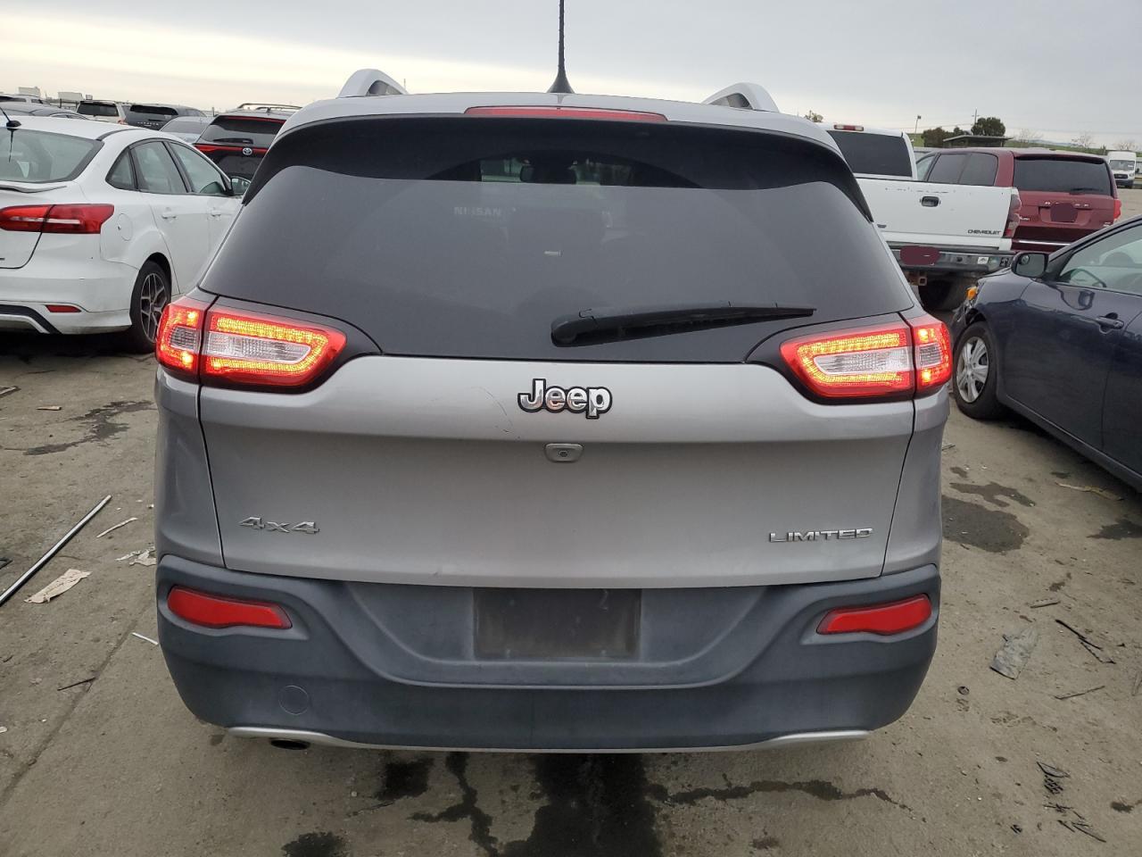 2017 Jeep Grand Cherokee VIN 1C4PJMDB3HW520166 Copart auction photo, front end damage thumbnail 6