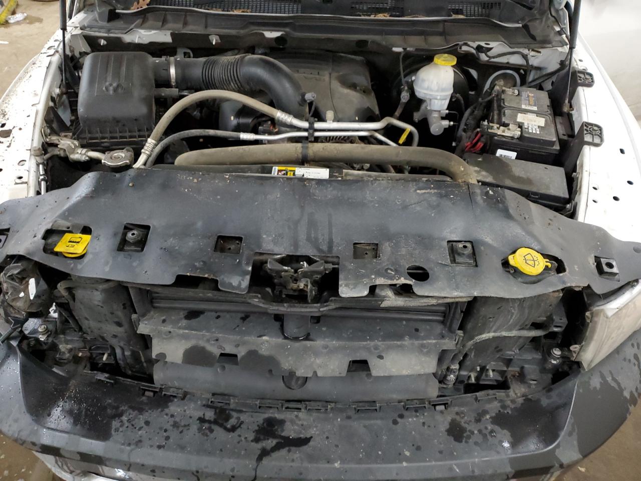 2018 RAM 1500 VIN 1C6RR7ST0JS348696 Copart auction photo, rollover damage thumbnail 12