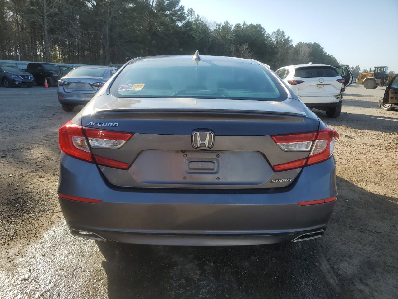 2018 Honda Accord VIN 1HGCV1F35JA191451 Copart auction photo, side / rear end damage thumbnail 6