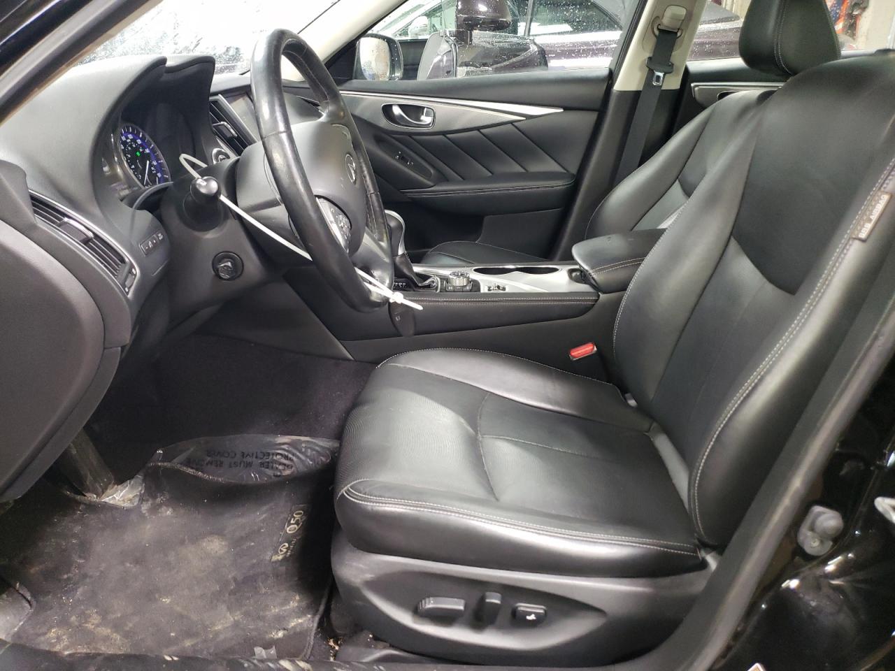 2015 Infiniti Q50 VIN JN1AV7AR6FM850599 Copart auction photo, rear end damage thumbnail 7