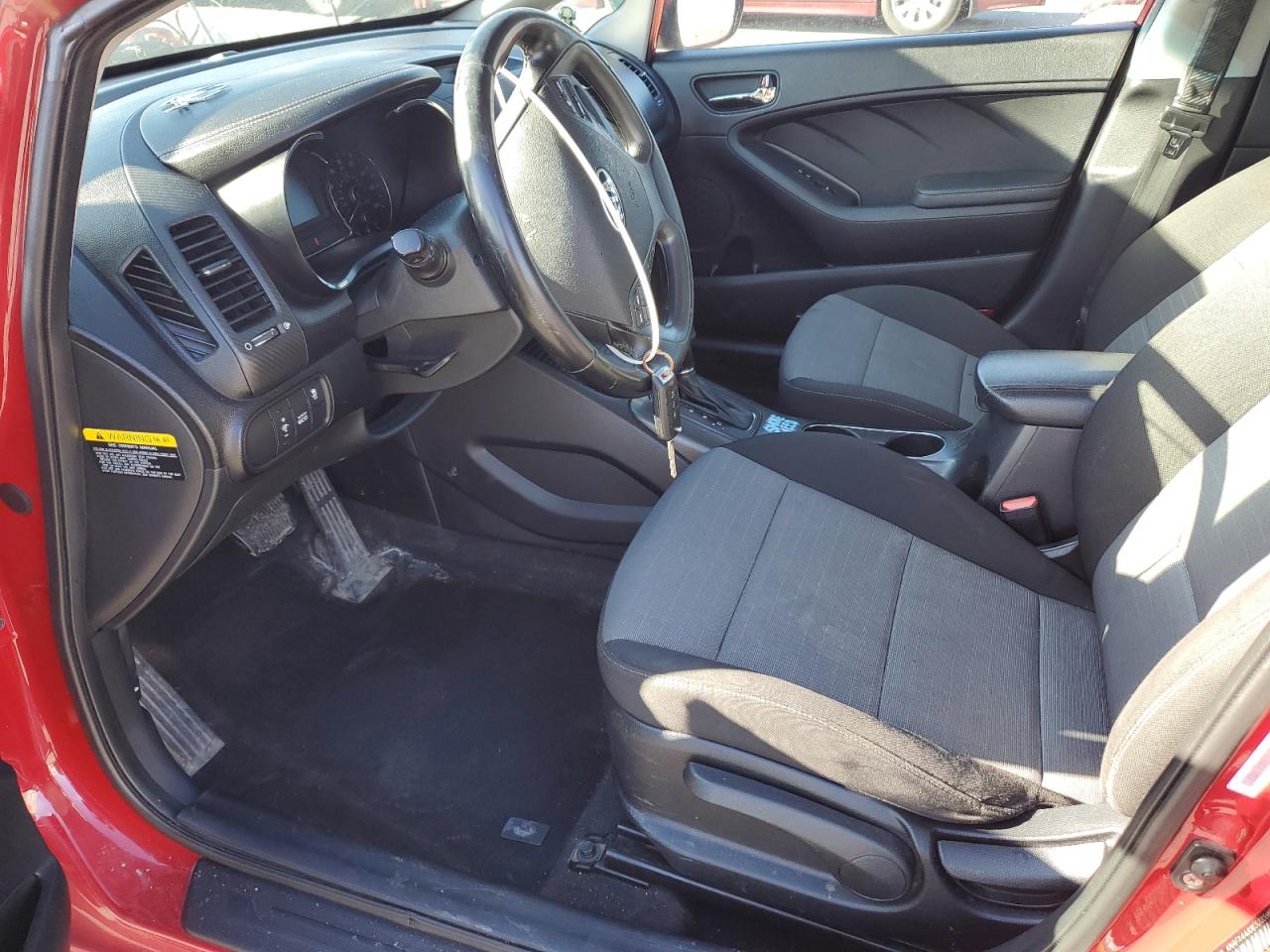2014 KIA Forte VIN KNAFX4A83E5235968 Copart auction photo, front end damage thumbnail 7