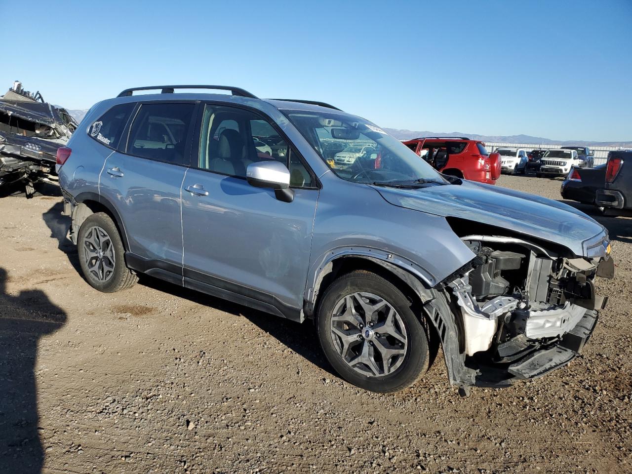 2019 Subaru Forester VIN JF2SKAEC4KH538251 Copart auction photo, all over damage thumbnail 4