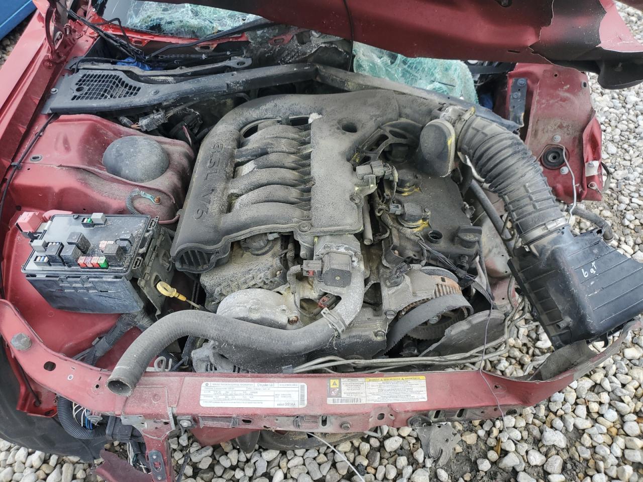 2009 Dodge Challenger VIN 2B3LJ44V89H601674 Copart auction photo, all over / replaced vin damage thumbnail 11