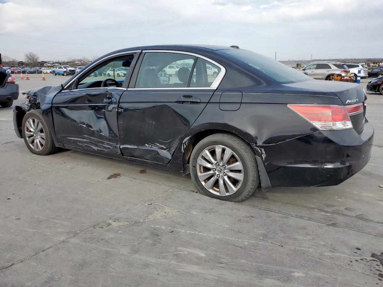 2012 Honda Accord VIN 1HGCP2F8XCA120163 Copart auction photo, front end / side damage thumbnail 2