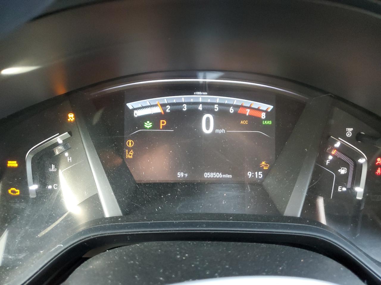 2020 Honda CR-V VIN 5J6RW1H2XLA013686 Copart auction photo, front end damage thumbnail 9