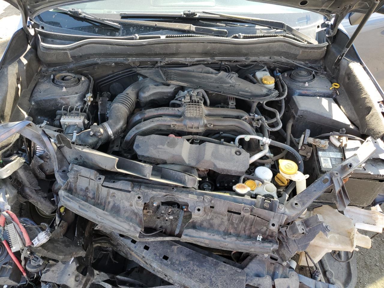 2014 Subaru Forester VIN JF2SJAMC7EH494013 Copart auction photo, all over damage thumbnail 13