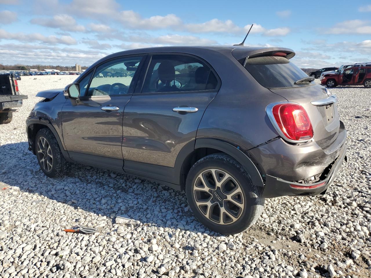 2016 Fiat 500 VIN ZFBCFYCTXGP427562 Copart auction photo, front end / rear end damage thumbnail 2