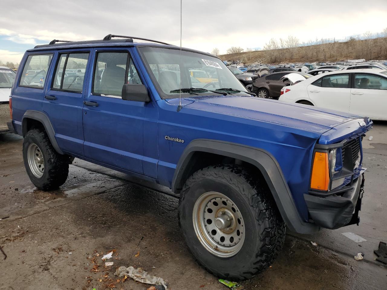 1995 Jeep Grand Cherokee VIN 1J4FJ28S9SL667332 Copart auction photo, front end damage thumbnail 4