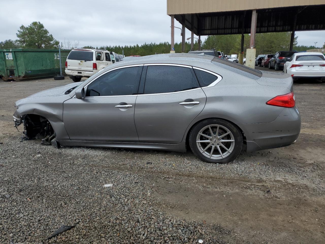 2012 Infiniti M VIN JN1BY1AR5CM395314 Copart auction photo, front end damage thumbnail 2