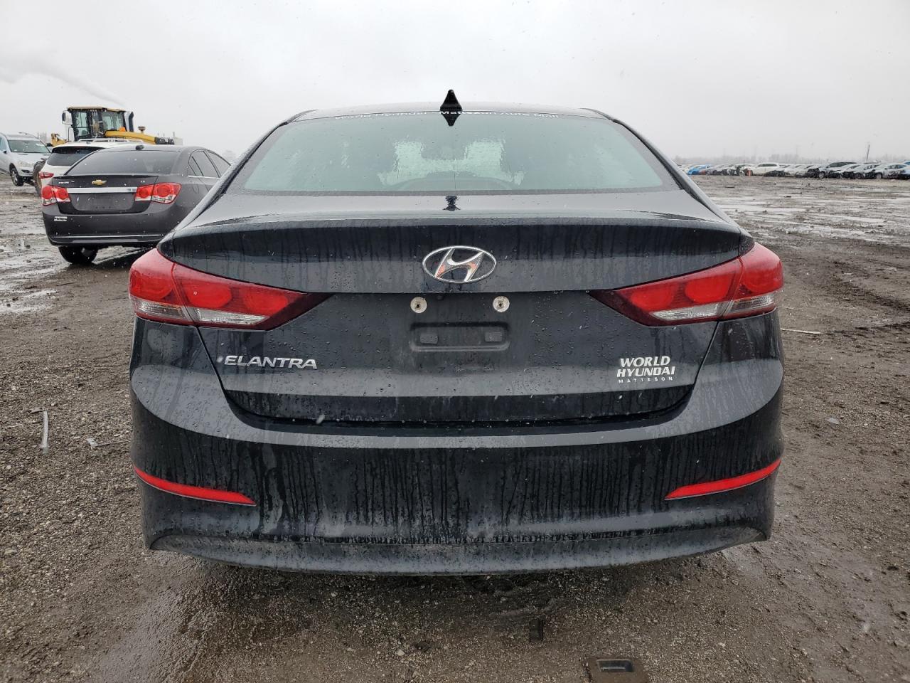2017 Hyundai Elantra VIN 5NPD84LF7HH204603 Copart auction photo, front end / side damage thumbnail 6