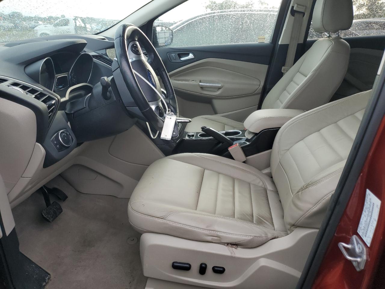 2016 Ford Escape VIN 1FMCU0J91GUB89657 Copart auction photo, water/flood damage thumbnail 7