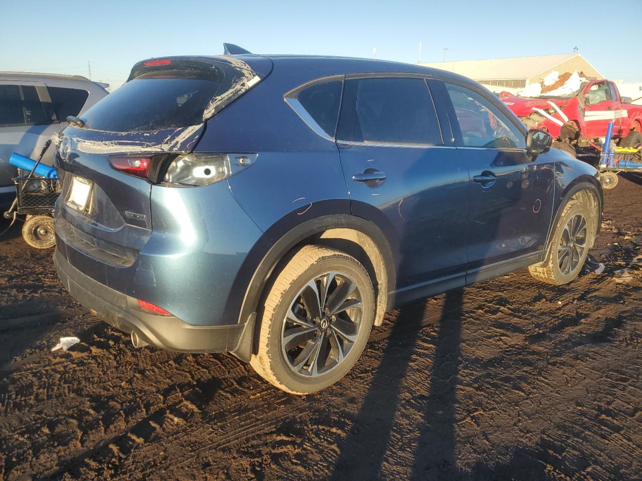 2023 Mazda CX-5 VIN JM3KFBEM6P0185283 Copart auction photo, hail damage thumbnail 3