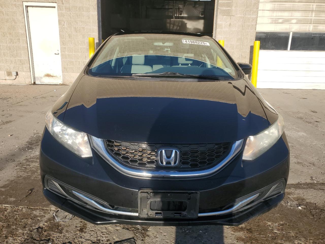 2015 Honda Civic VIN 2HGFB2F57FH549400 Copart auction photo, side / front end damage thumbnail 5