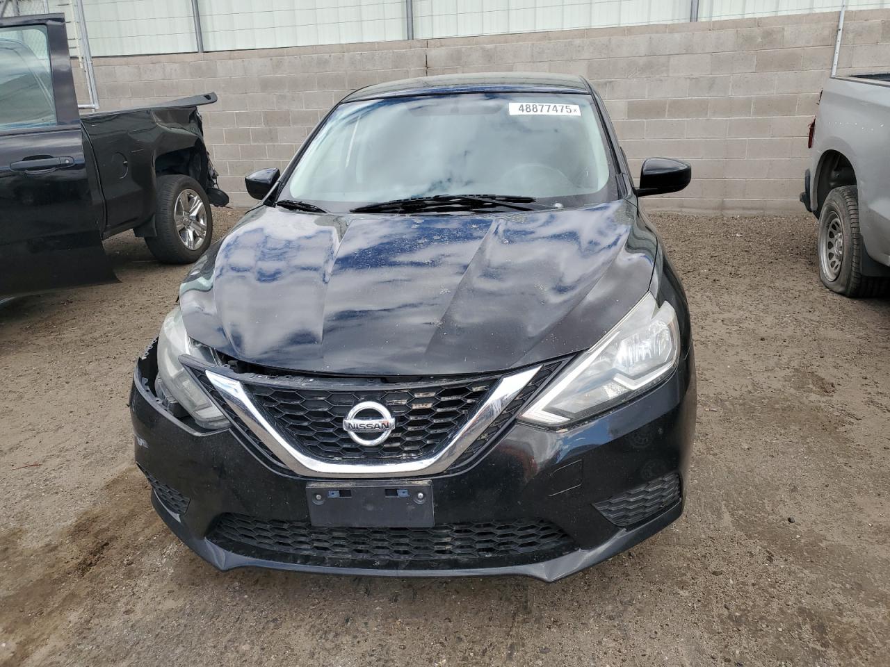 2016 Nissan Sentra VIN 3N1AB7AP1GL652080 Copart auction photo, front end / side damage thumbnail 5