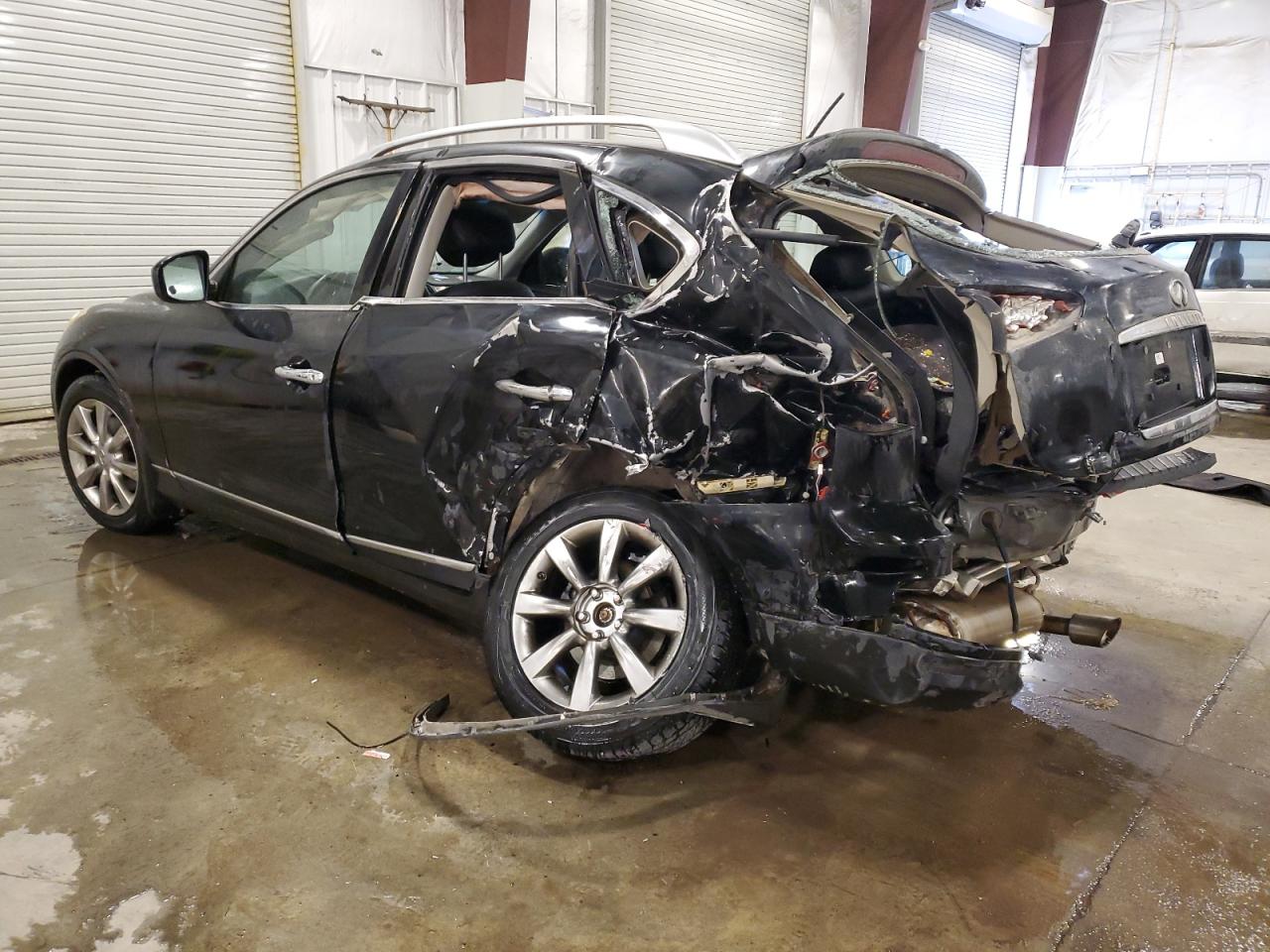 2011 Infiniti EX VIN JN1AJ0HR4BM850538 Copart auction photo, rear end / side damage thumbnail 2