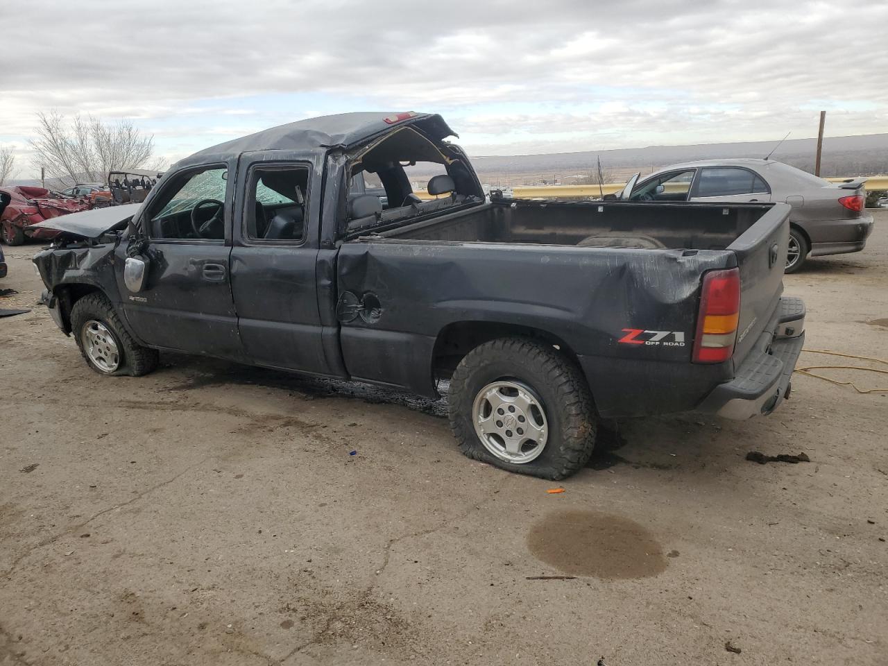 2002 Chevrolet Silverado VIN 2GCEK19T521378292 Copart auction photo, rollover damage thumbnail 2
