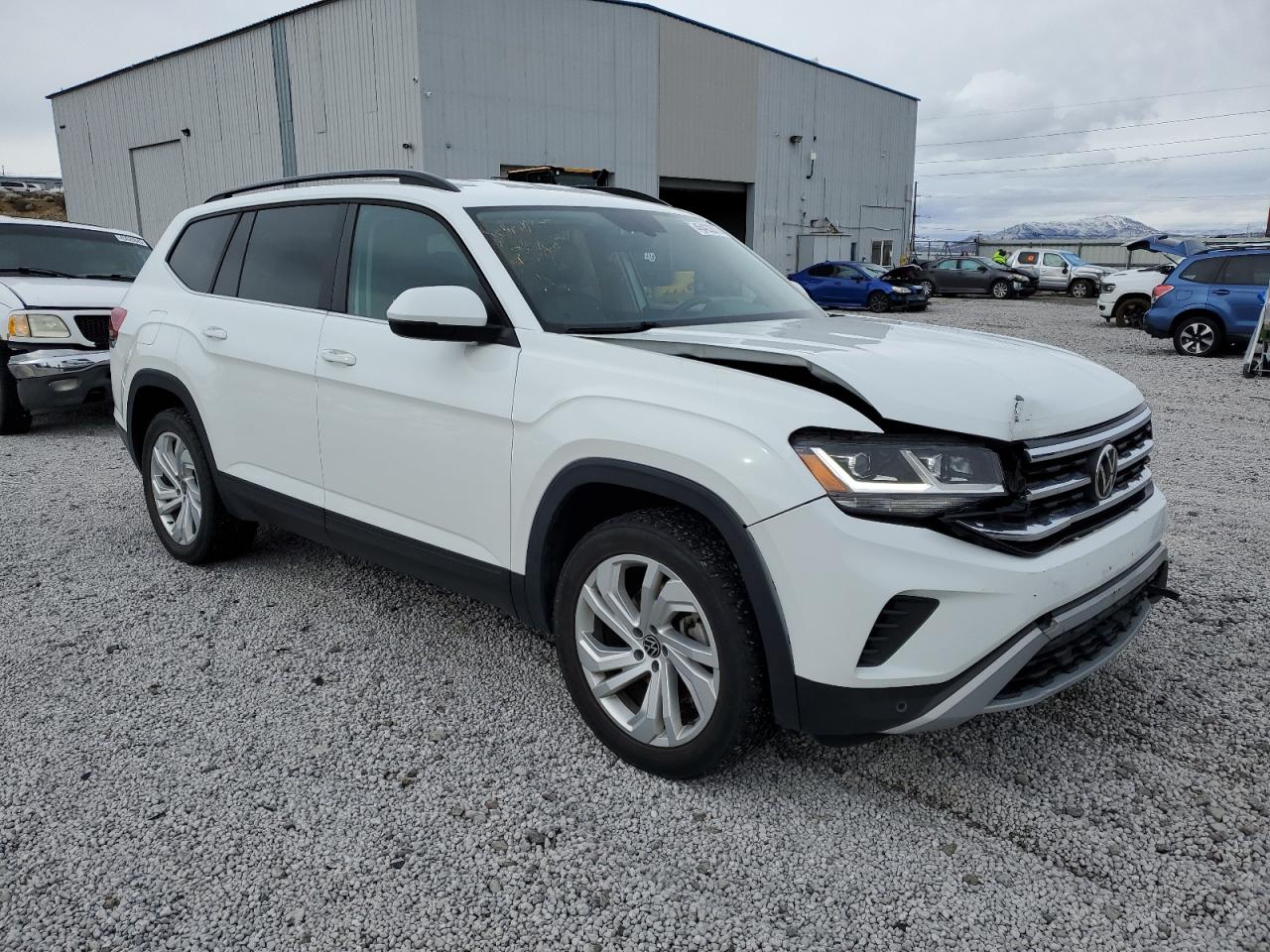2021 Volkswagen Atlas VIN 1V2HR2CA4MC548868 Copart auction photo, rear end / front end damage thumbnail 4