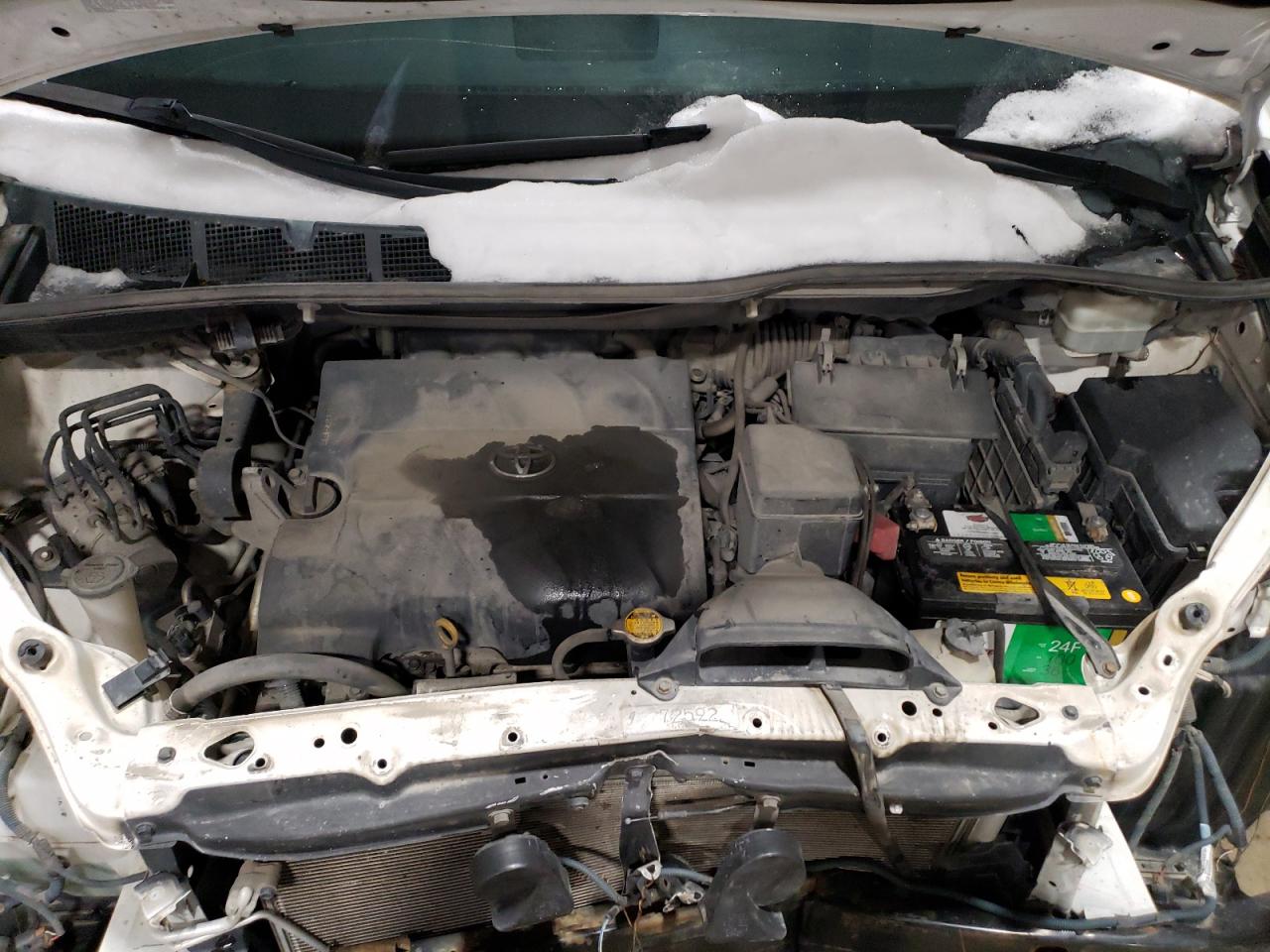 2014 Toyota Sienna VIN 5TDDK3DC1ES091169 Copart auction photo, front end damage thumbnail 12