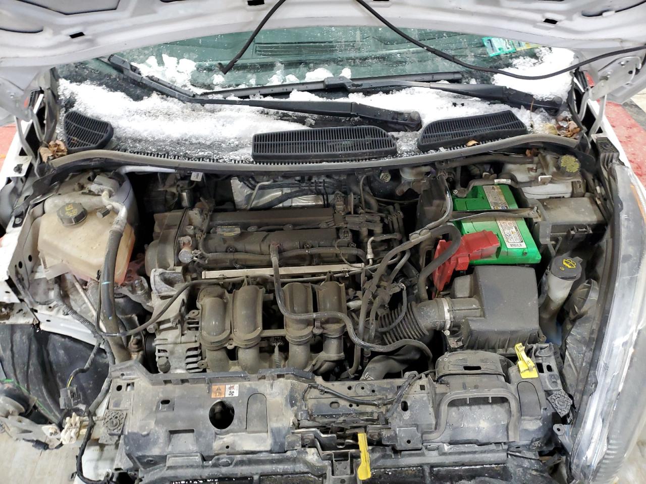 2017 Ford Fiesta VIN 3FADP4EJ4HM163531 Copart auction photo, all over damage thumbnail 12