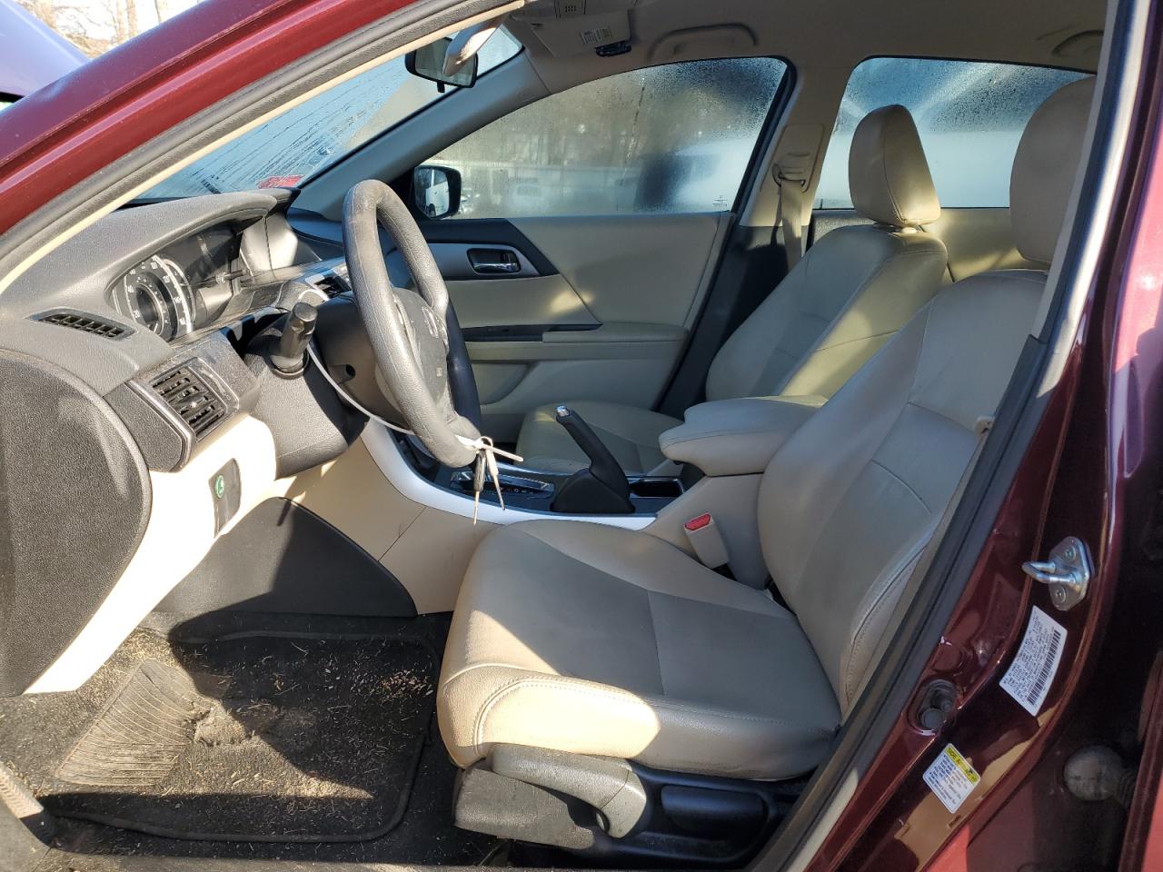 2013 Honda Accord VIN 1HGCR2F34DA045377 Copart auction photo, side / front end damage thumbnail 7