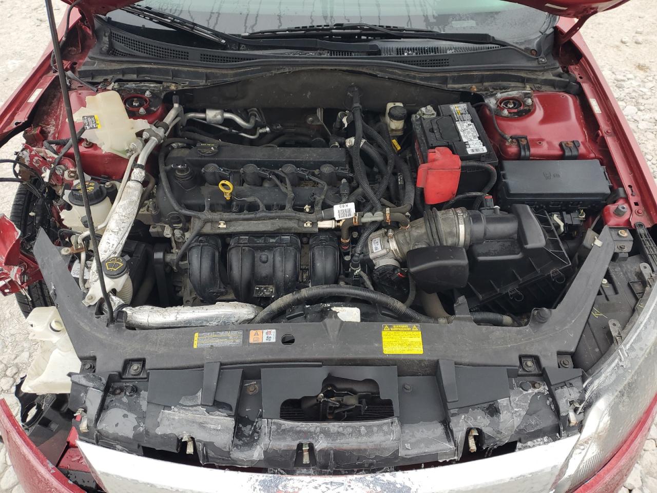 2010 Ford Fusion VIN 3FAHP0HA1AR366441 Copart auction photo, front end damage thumbnail 11