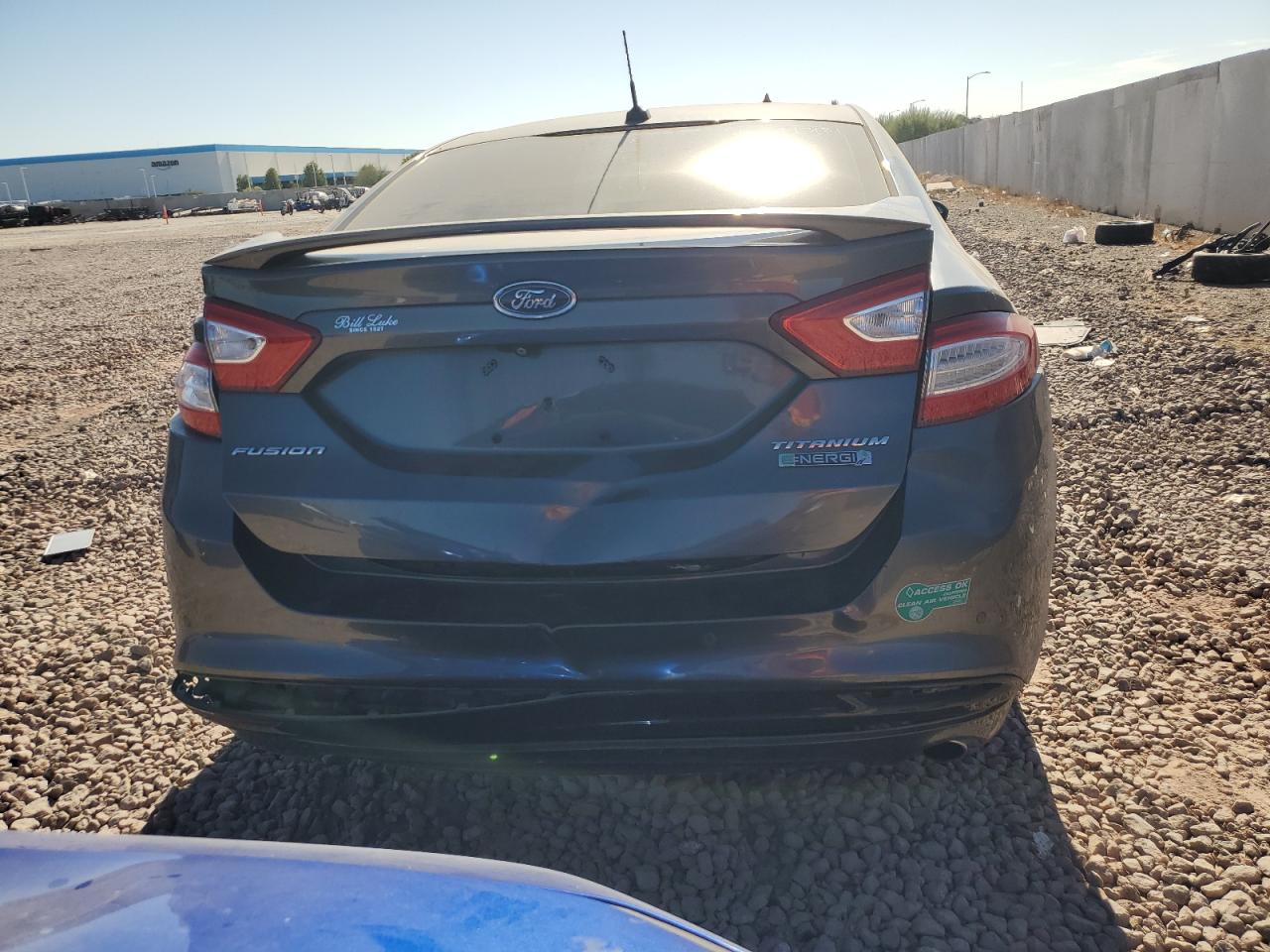 2015 Ford Fusion VIN 3FA6P0SU7FR253563 Copart auction photo, rear end damage thumbnail 6