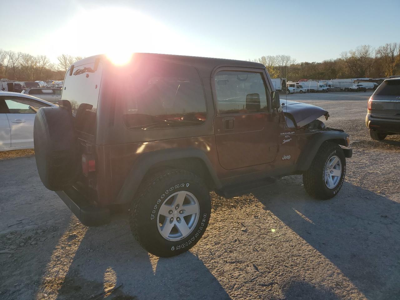 2001 Jeep Wrangler VIN 1J4FA49SX1P320223 Copart auction photo, front end / minor dent/scratches damage thumbnail 3