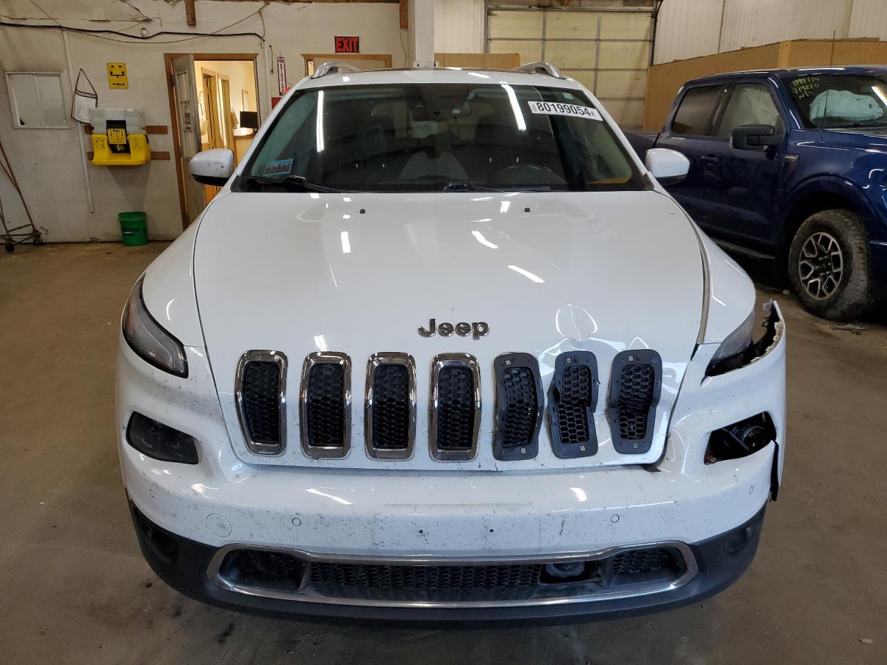 2014 Jeep Grand Cherokee VIN 1C4PJMDS8EW281080 Copart auction photo, front end / side damage thumbnail 5
