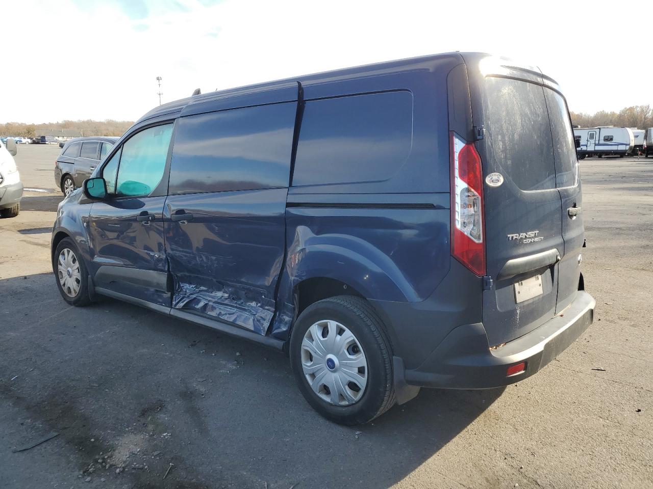 2021 Ford Transit VIN NM0LS7E2XM1491569 Copart auction photo, side damage thumbnail 2