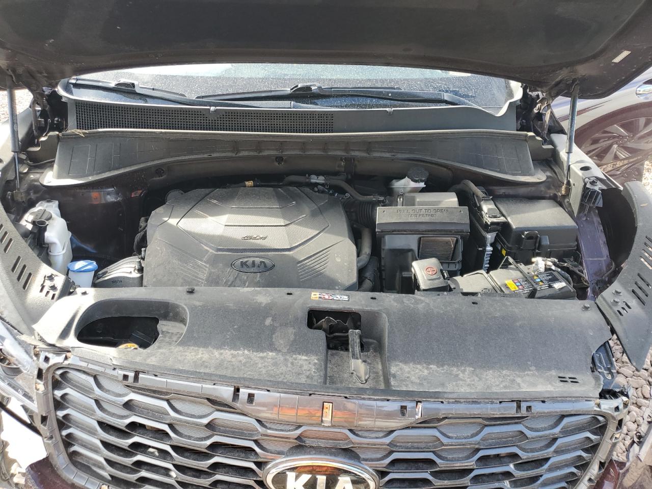 2020 KIA Sorento VIN 5XYPH4A55LG709711 Copart auction photo, front end damage thumbnail 11