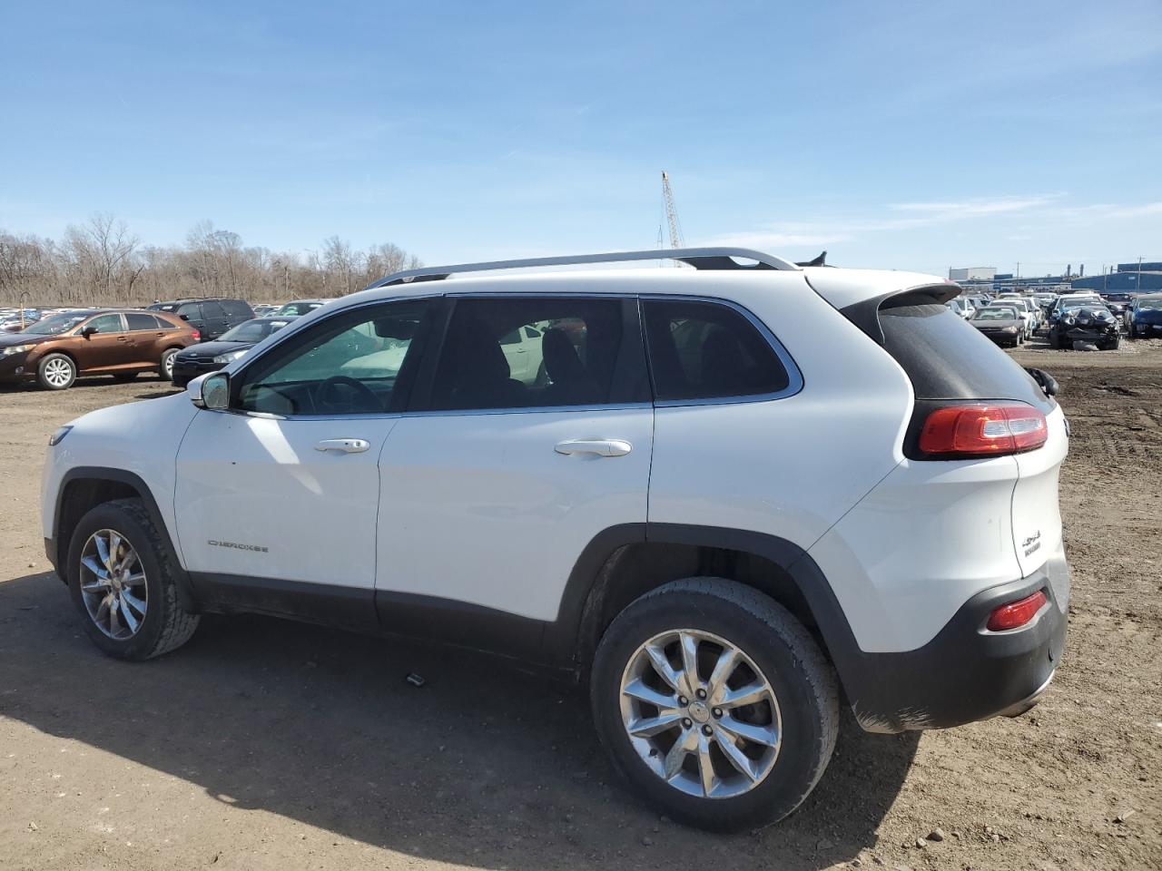 2014 Jeep Grand Cherokee VIN 1C4PJMDB2EW129134 Copart auction photo, front end / undercarriage damage thumbnail 2