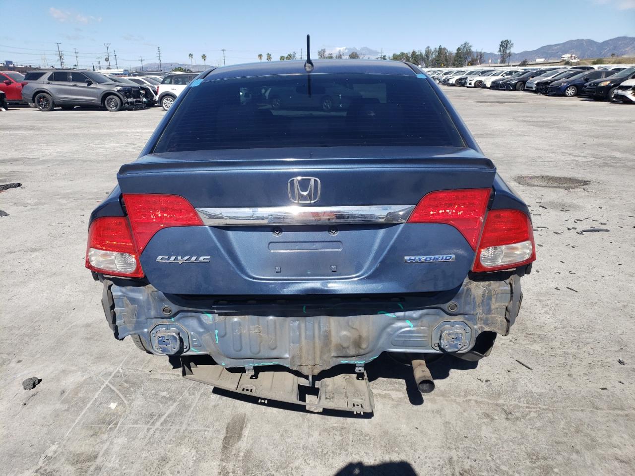 2009 Honda Civic VIN JHMFA36239S005193 Copart auction photo, rear end / front end damage thumbnail 6