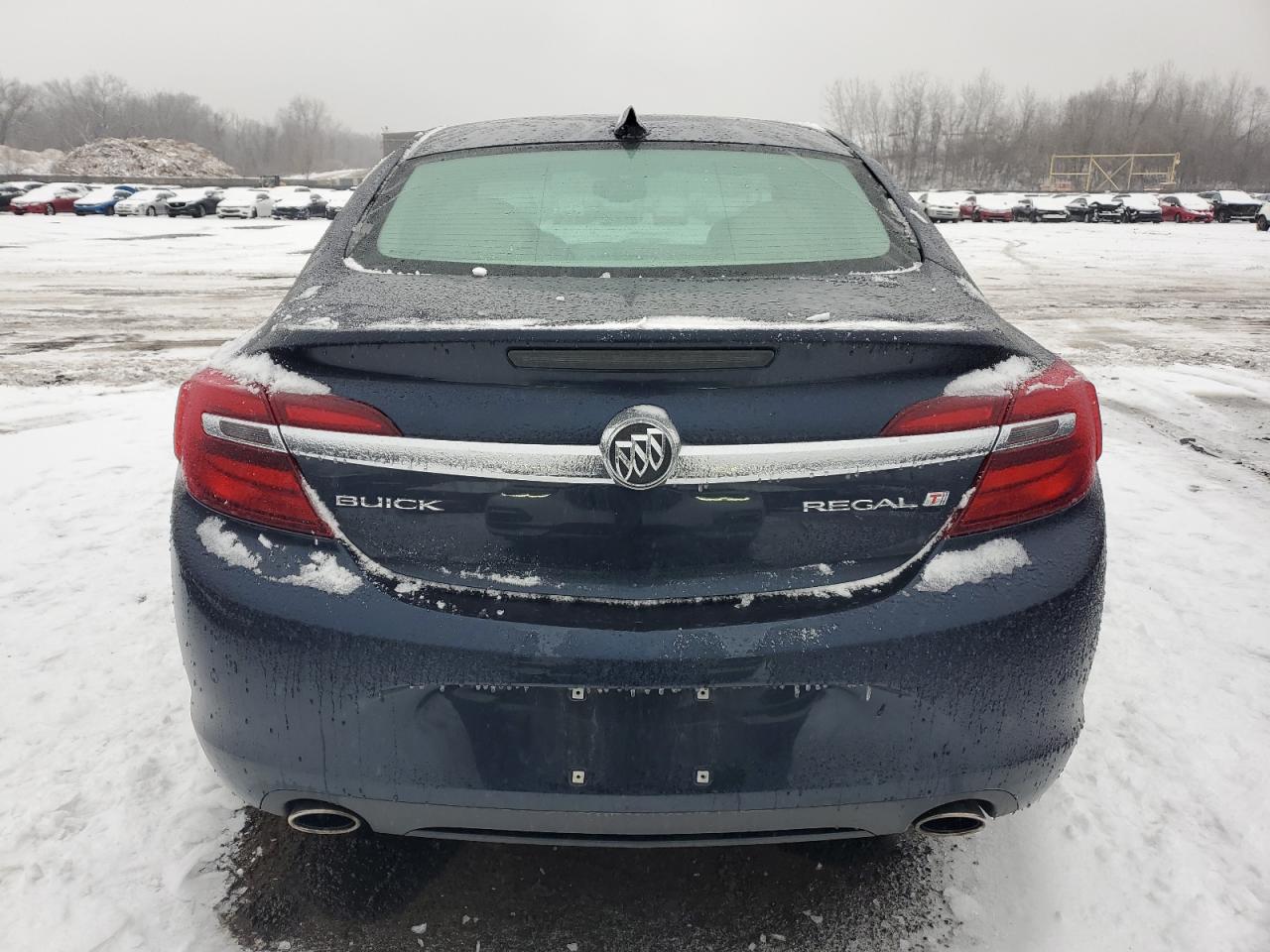2015 Buick Regal VIN 2G4GN5EX3F9245016 Copart auction photo, front end / side damage thumbnail 6