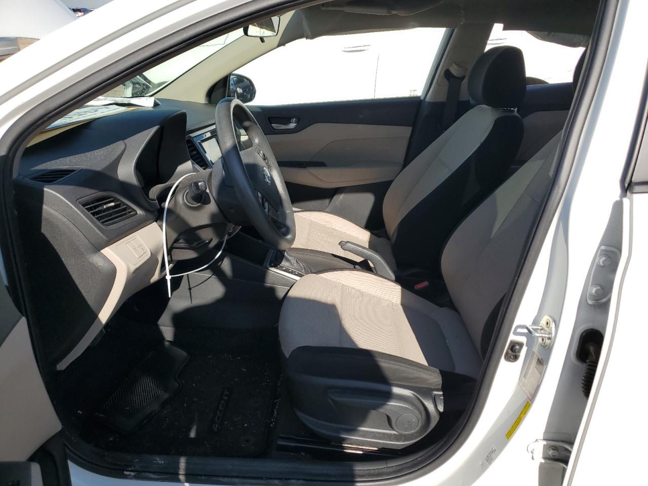 2020 Hyundai Accent VIN 3KPC24A63LE109159 Copart auction photo, rear end / side damage thumbnail 7