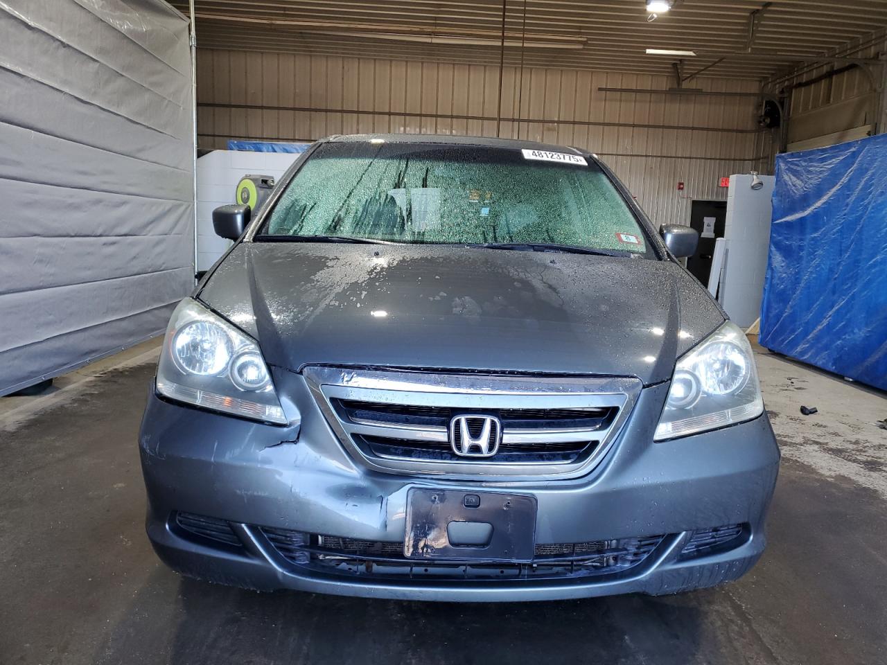 2007 Honda Odyssey VIN 5FNRL38787B120061 Copart auction photo, rear end / front end damage thumbnail 5