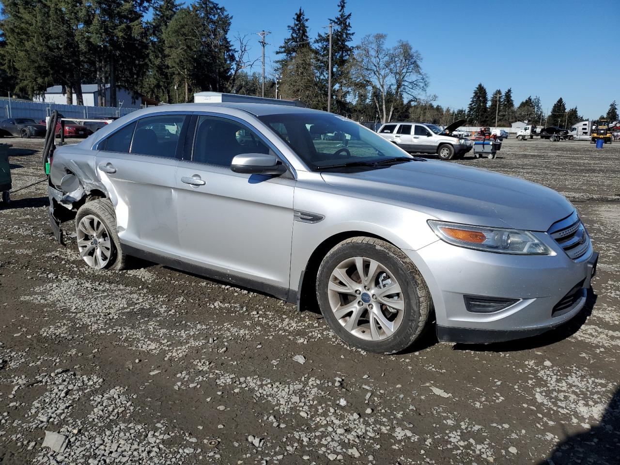 2010 Ford Taurus VIN 1FAHP2HW8AG103796 Copart auction photo, rear end / side damage thumbnail 4