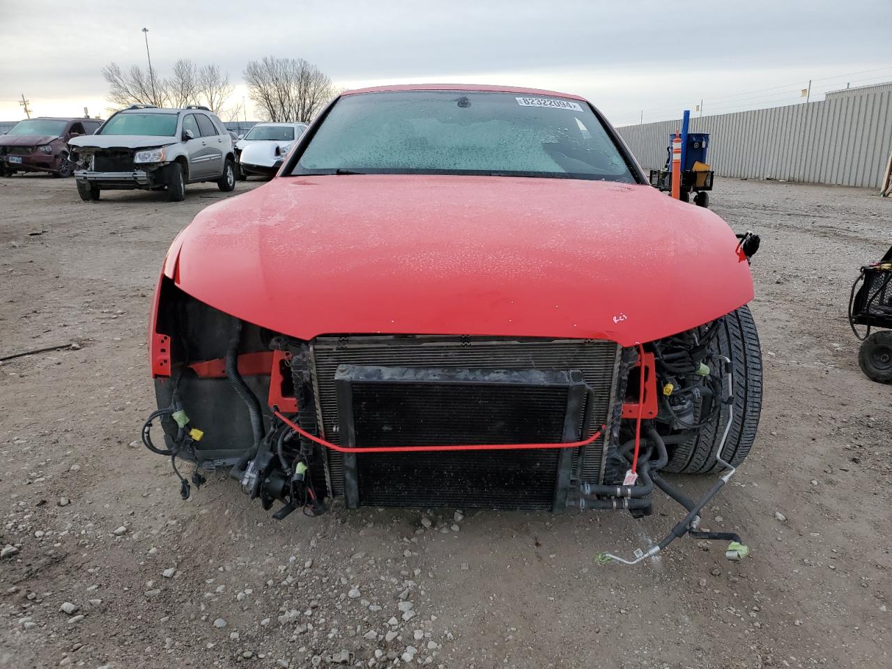 2015 Audi RS5 VIN WAUCGAFR2FA011070 Copart auction photo, front end damage thumbnail 5