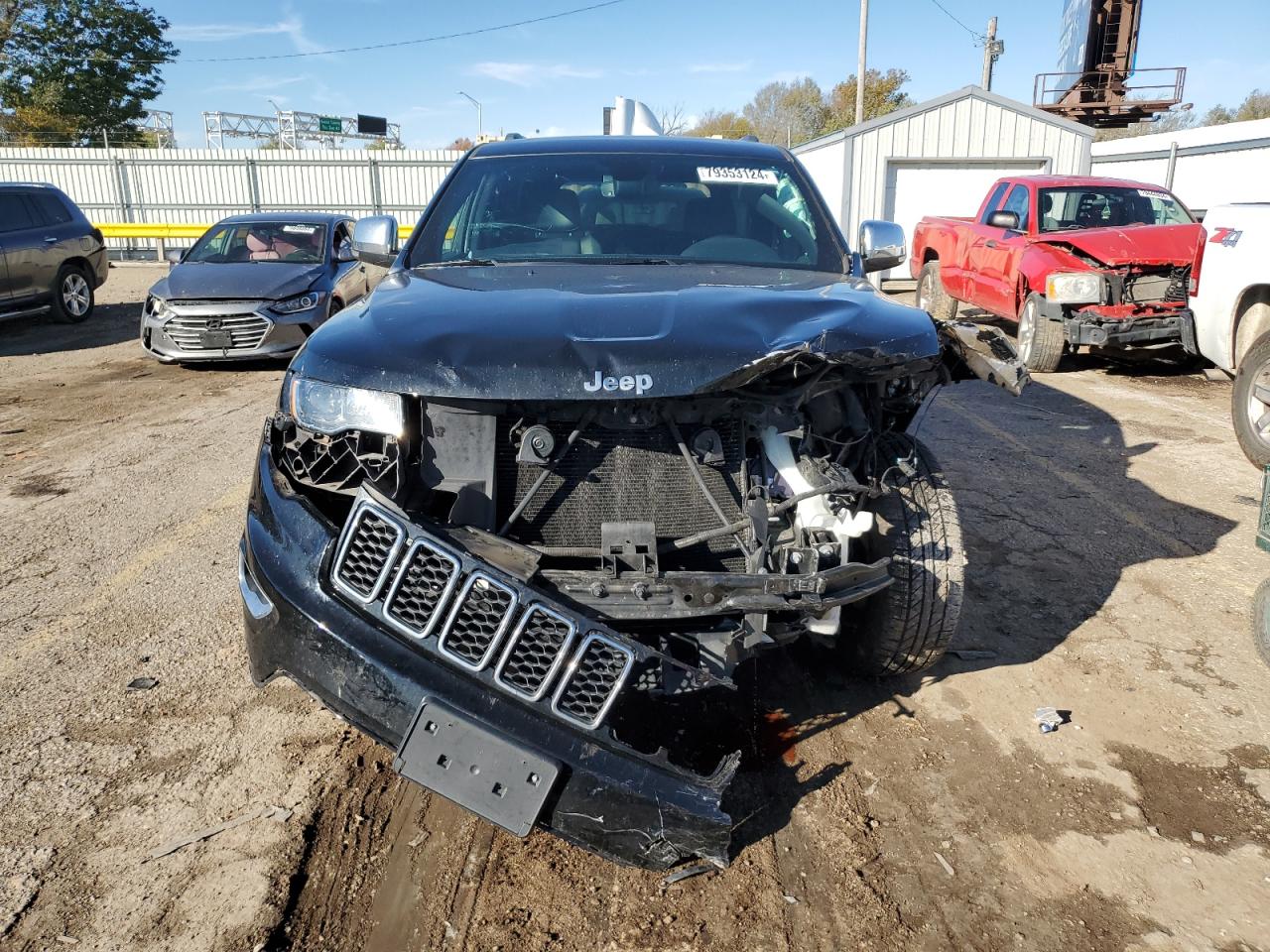 2020 Jeep Grand Cherokee VIN 1C4RJFBG4LC218379 Copart auction photo, front end damage thumbnail 5