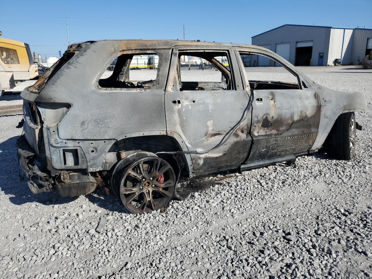 2012 Jeep Grand Cherokee VIN 1C4RJFDJ3CC120954 Copart auction photo, burn - engine / burn - interior damage thumbnail 3