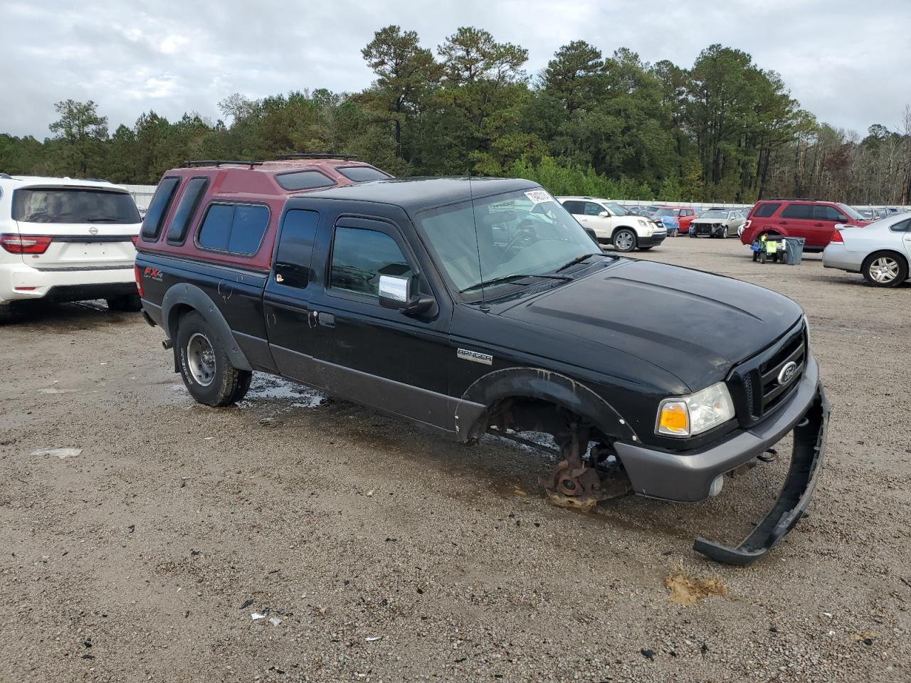 2007 Ford Ranger VIN 1FTZR45E87PA02525 Copart auction photo, front end damage thumbnail 4